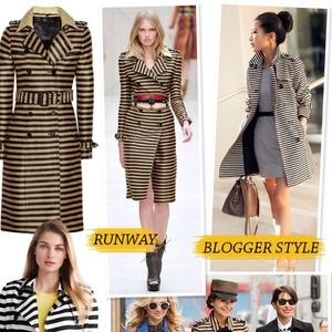 LOFT Jackets & Coats - Blogger Favorite: LOFT striped trench coat Small LOFT Jackets & Coats - Blogger Favorite: LOFT striped trench coat Small