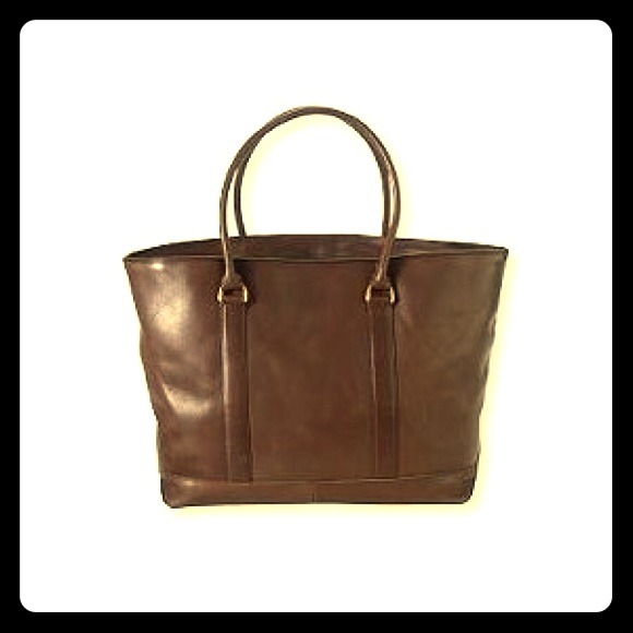 WANTED L.L. Bean Town & Field Leather Tote - Picture 1 of 2
