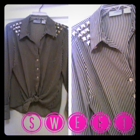 ❤Super Sweet Black & White Blouse❤