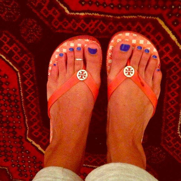 Tory Burch flip flops 9.5