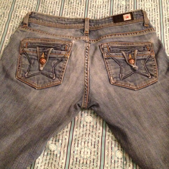 ✨REDUCED✨ People's Liberation blue jean capris - Picture 2 of 3