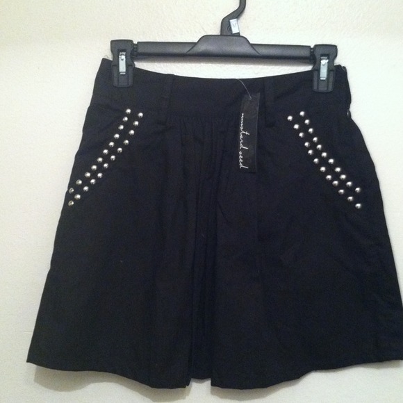 Black skirt with studs! Brand new
