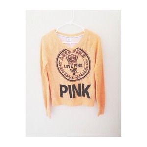 Light orange V-neck Sweater