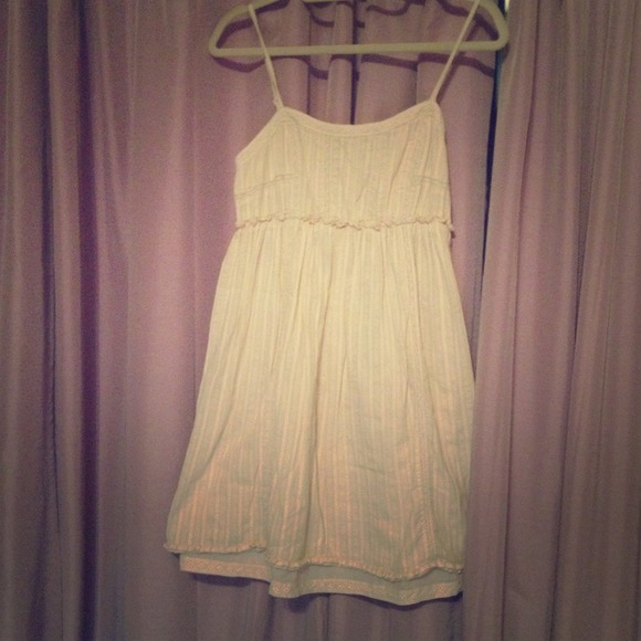 Beige Kimchi Blue baby doll dress