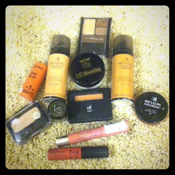 Bundle of makeup from revlon,nyx,Maybelline etc