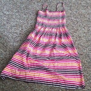 H&m striped knee length dress
