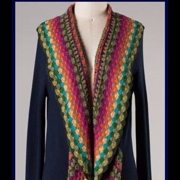 ❌❌SOLD❌❌Navy Cascade Knit Cardigan
