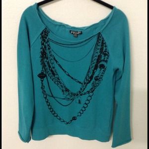 Teal Volcom Sweater girls