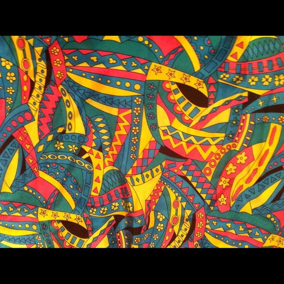ABSTRACT SILK SKIRT - Picture 2 of 2