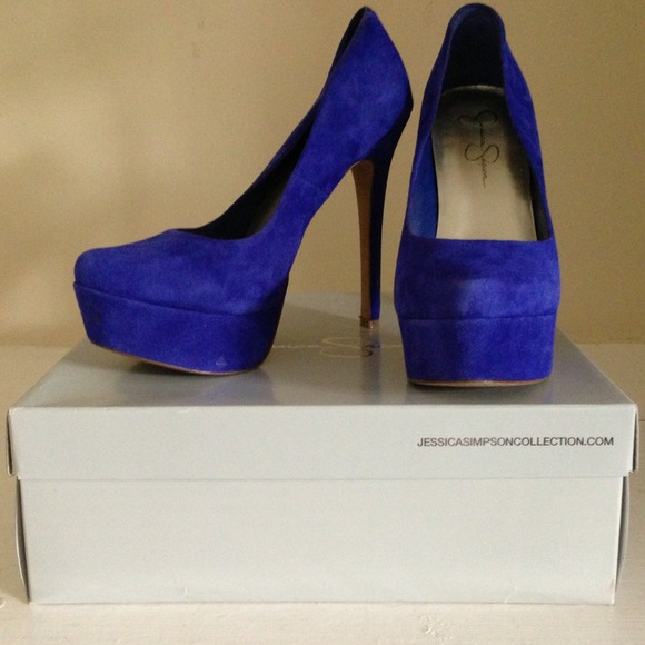 *Reduced** Simpson Blue Violet/ KidSuede Pump 8.5