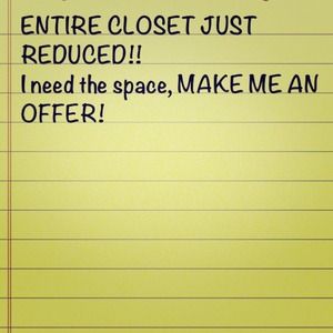 Boutique dresses, VS hoodie, tanks, sweaters, etc