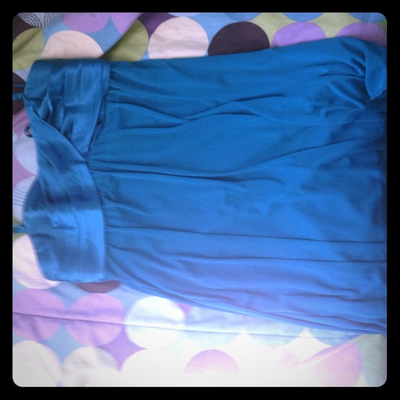 Aqua party dress