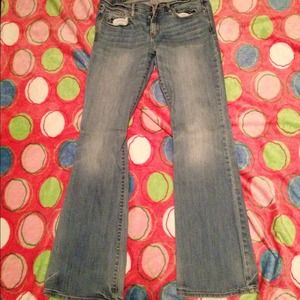 Light Madison flare Abercrombie jeans