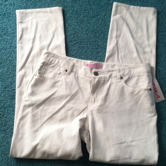 Beige work pants