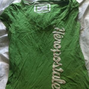 Green short sleeve shirt from Aeropostale