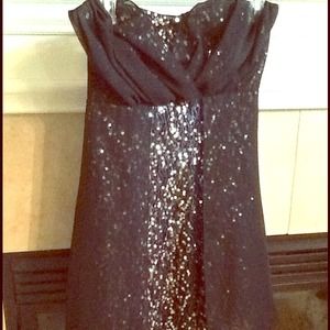 Black and sequin Semiformal-Homecoming or Banquet