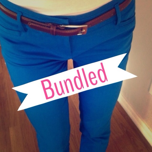 ?Bundled? Genuine Leather Belt