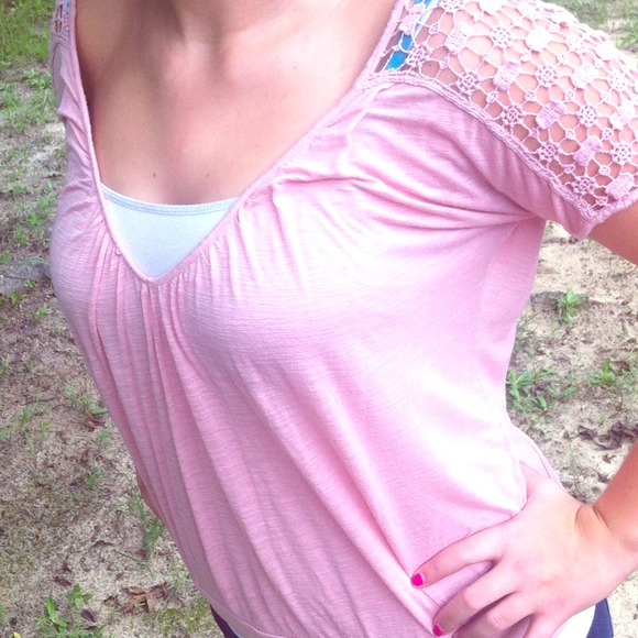 Sexy and cute pink top!!