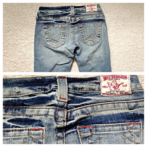 True Religion Johnny Straight Leg Jeans - Picture 3 of 4