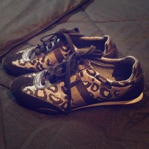 Coach leopard print shoes! Very unique looking