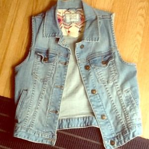Forever 21 jean vest