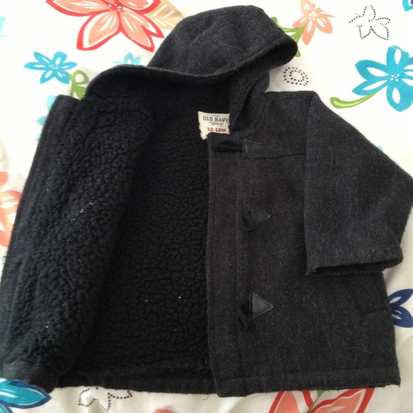 Baby Boy Wool Coat - Picture 2 of 3