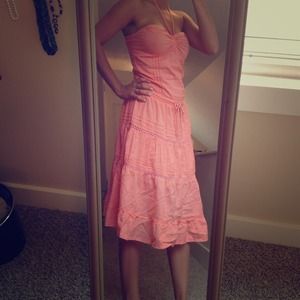 Salmon pink Prairie Dress