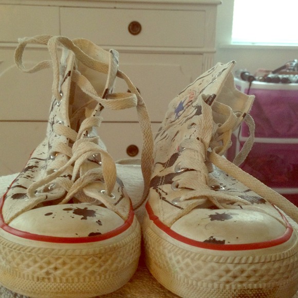Chuck taylor all star converse splat high tops