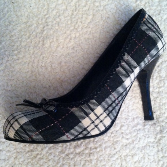 Plaid high heels~