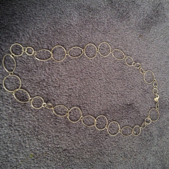 Circle link necklace