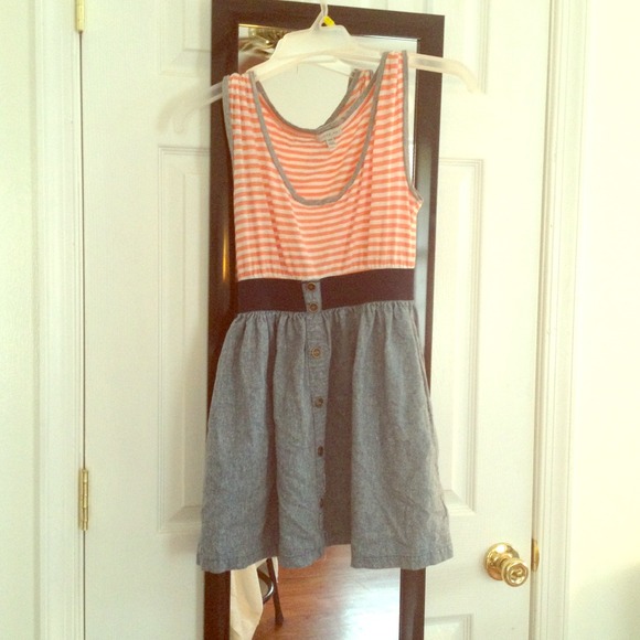 Forever 21 stripe jean dress.