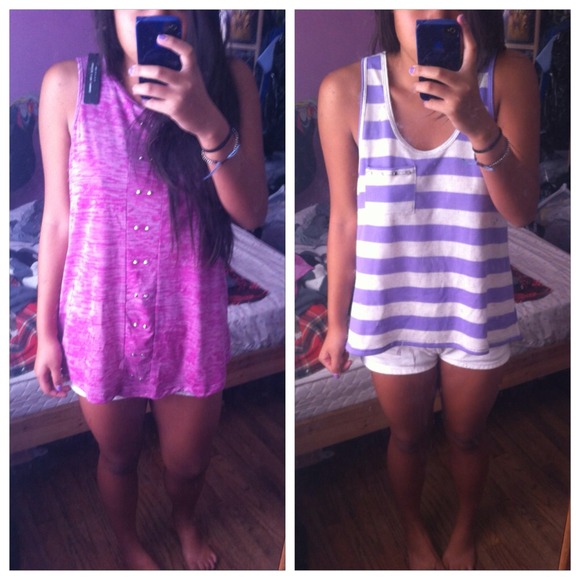 Sweaters/oversized tanks/bracelets