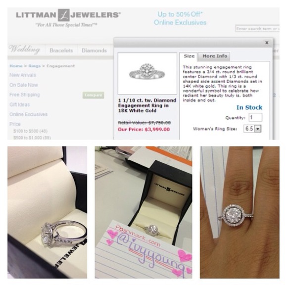 **Beautiful Authentic diamond ring!!** - Picture 3 of 4