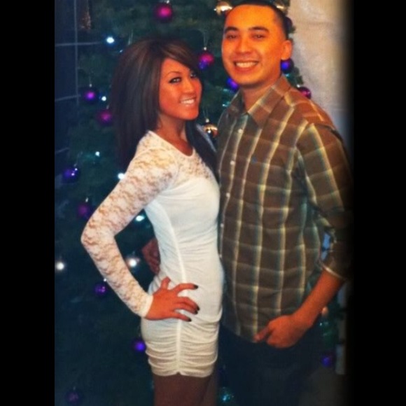 Windsor white laced dress - Picture 3 of 3