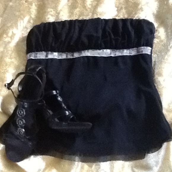 Ladies Rave Strapless bubble top!! - Picture 3 of 4