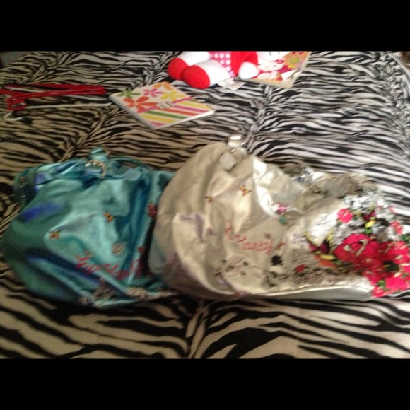 Bundled for @ Alaynacm 2 Ed Hardy Large Handbags.