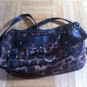 SOLD Leopard print purse