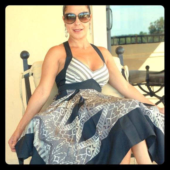 Cocktail multi layerd dress.