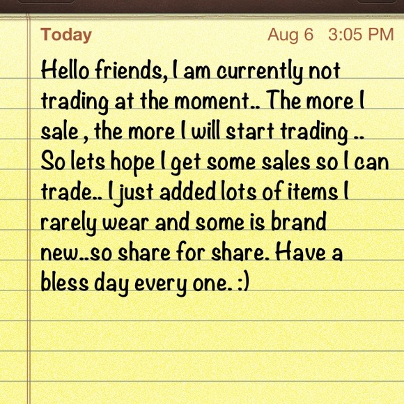 No trading