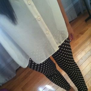 polka dot leggings