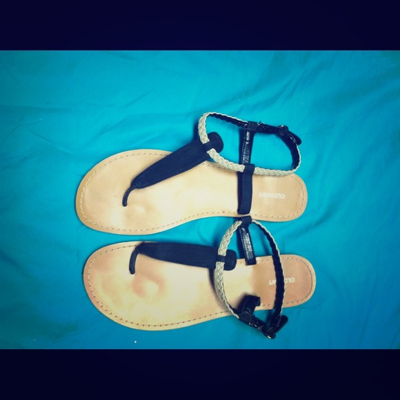 Black and Tan sandals