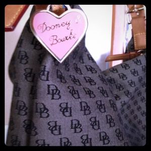 Dooney & Bourke Black and Gray Satchel.