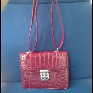 Red handbag