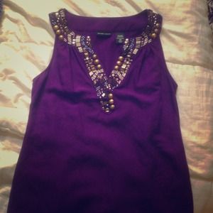 Purple Beaded Dress