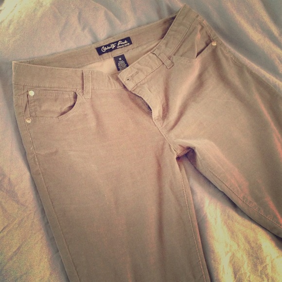 Grey "Corduroy" Skinnies - Junior's Size 11