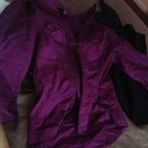 Purple H&M blouse--ON SALE--