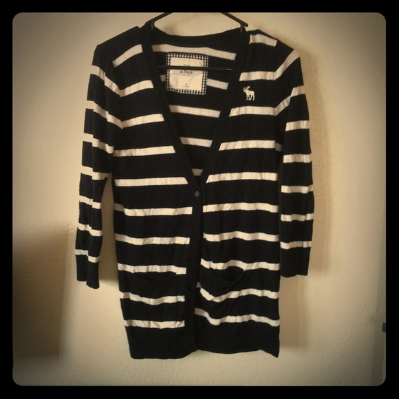 Abercrombie Striped Cardigan (sz M)