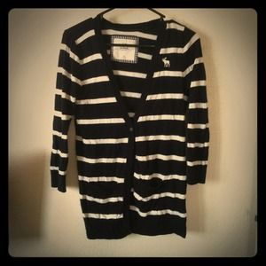 Abercrombie Striped Cardigan (sz M)