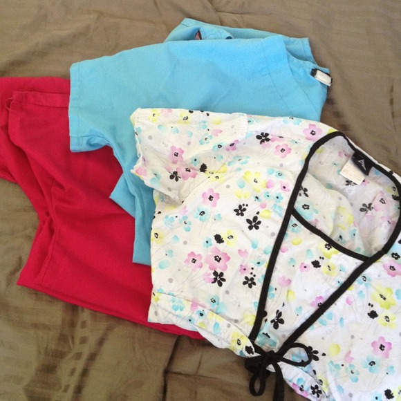 XS scrub top bundle