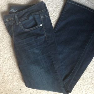American Eagle Slim Boot Jean 6 Short